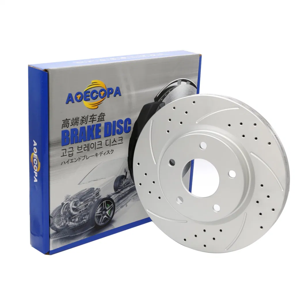 Drilled and Slotted High Performance Disc Rotor Brake 20955857 for Chevrolet Captiva