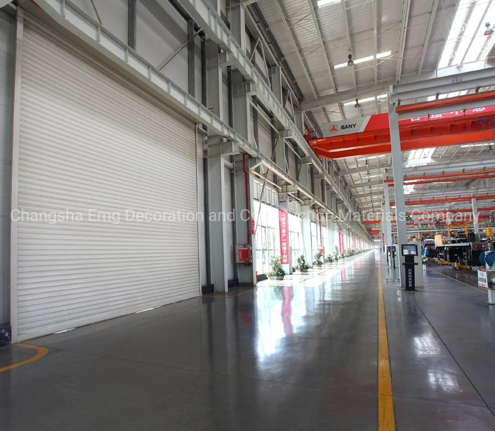 Aluminium Extrusion Windproof Roller Rolling Roll up Door Shutter with PU Foam Insulating Function