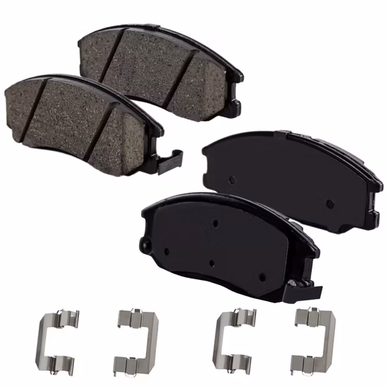 D1447 & D1157 Front and Rear Disc Ceramic Brake Pad Set for Hyundai Tucson Fwd and KIA Sportage Fwd